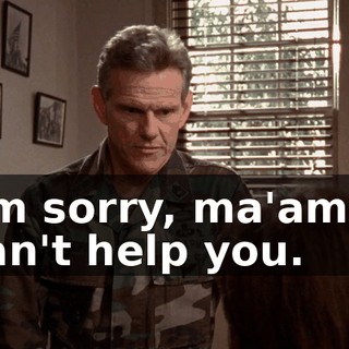 I'm sorry, ma'am, I can't help you.