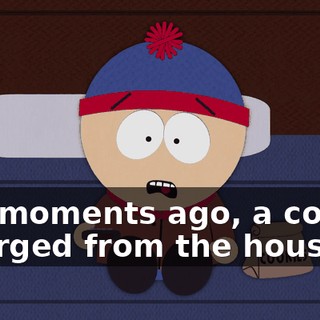 Just moments ago, a couple emerged from the house--