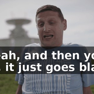 - Yeah, and then you die, it just goes black.
