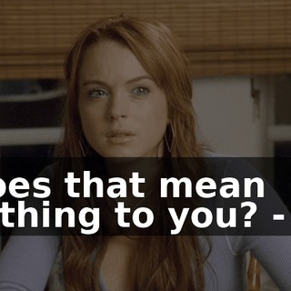 - Does that mean anything to you? - No.