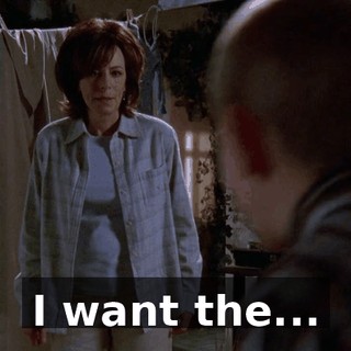 I want the...