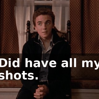 Did have all my shots.