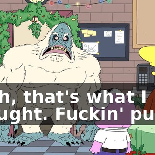Yeah, that's what I thought. Fuckin' pussy.