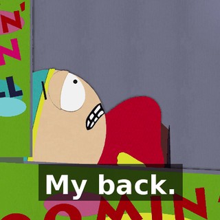 My back.