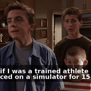 What if I was a trained athlete who practiced on a simulator for 15 years