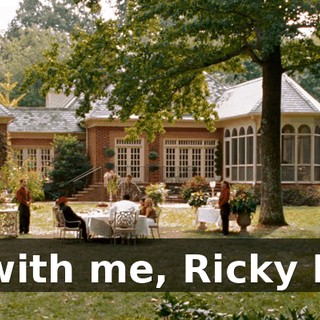 Walk with me, Ricky Bobby.