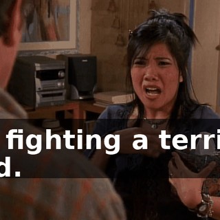 I'm fighting a terrible cold.