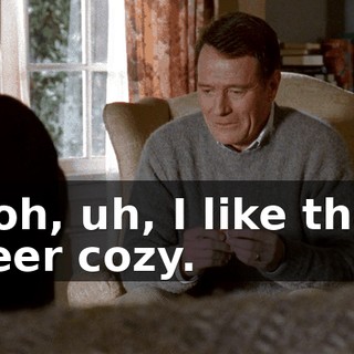 Ooh, uh, I like that beer cozy.