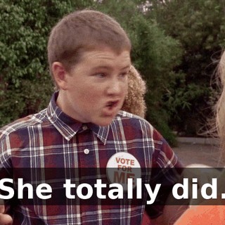 She totally did.
