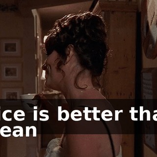 ♪ Nice is better than mean ♪