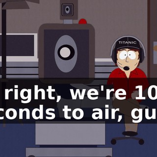 All right, we're 10 seconds to air, guys.