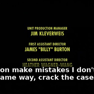 ♪ We gon make mistakes I don't feel the same way, crack the case ♪