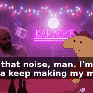 Fuck that noise, man. I'm just gonna keep making my music.
