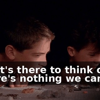 What's there to think of? There's nothing we can do.