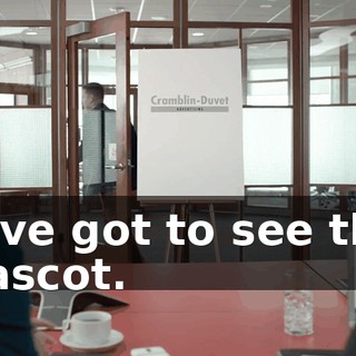 - I've got to see this mascot.