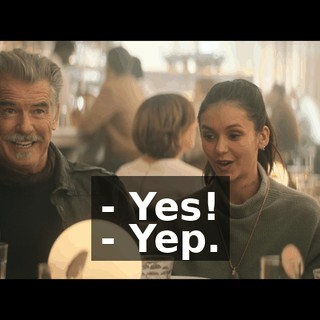 - Yes! - Yep.