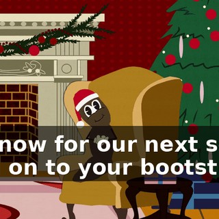 But now for our next song, hold on to your bootstraps