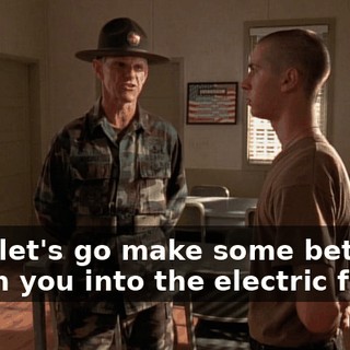 Now, let's go make some bets and march you into the electric fence.
