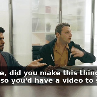 Reggie, did you make this thing last night so you'd have a video to show?