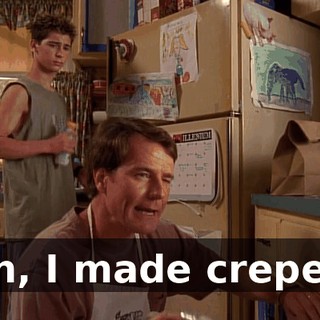 Oh, I made crepes.
