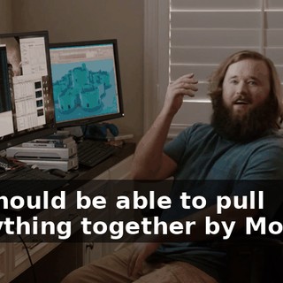 We should be able to pull everything together by Monday.