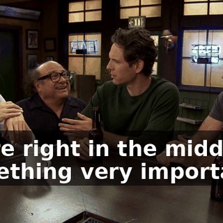 We're right in the middle of something very important.