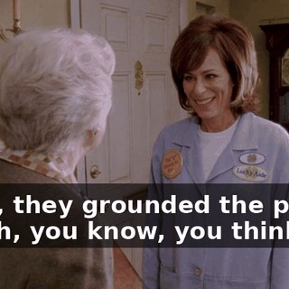 First, they grounded the plane, which, you know, you think,