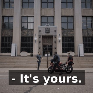- It's yours.