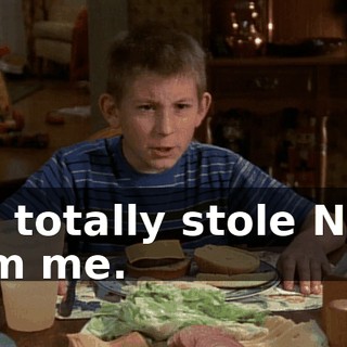 You totally stole Noah from me.