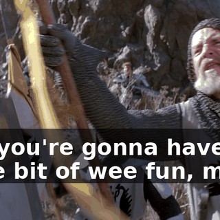 Ah, you're gonna have a little bit of wee fun, mate.