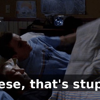 Reese, that's stupid.