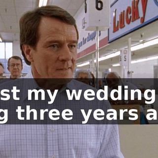 I lost my wedding ring three years ago.