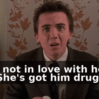 He's not in love with her at all. She's got him drugged.