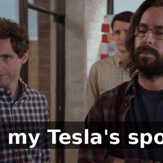 in my Tesla's spot.