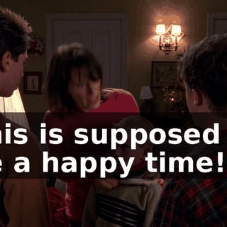 This is supposed to be a happy time!