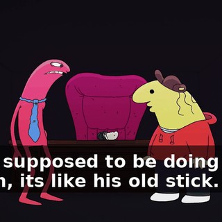 - Is it supposed to be doing that? - Yeah, its like his old stick.