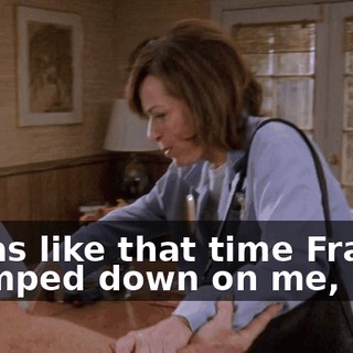 It was like that time Francis chomped down on me,