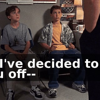 so I've decided to let you off--