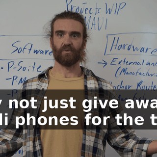 Why not just give away Hooli phones for the test?