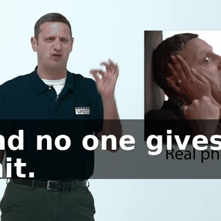 and no one gives a shit.