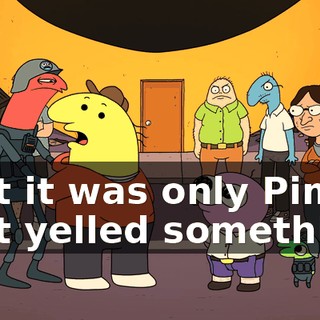 that it was only Pim that yelled something.