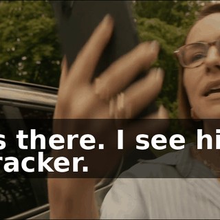 - He's there. I see him on my tracker.