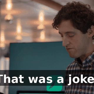 That was a joke.