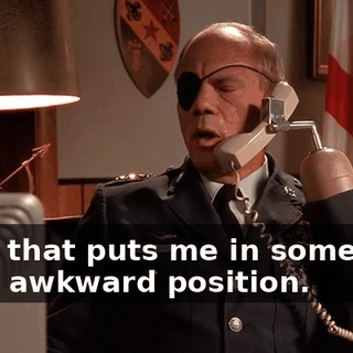Well, that puts me in somewhat of an awkward position.