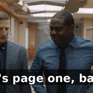 - It's page one, baby.
