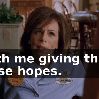 with me giving them false hopes.
