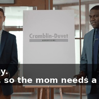 - Okay. - Um, so the mom needs a loan.