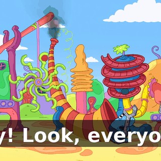 Hey! Look, everyone!