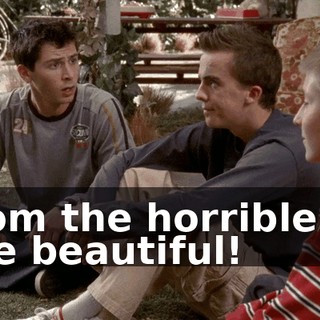 from the horrible to the beautiful!