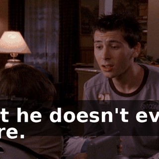 But he doesn't even care.